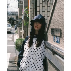 로액슈얼 도트 나그랑 윈드브레이커 네이비